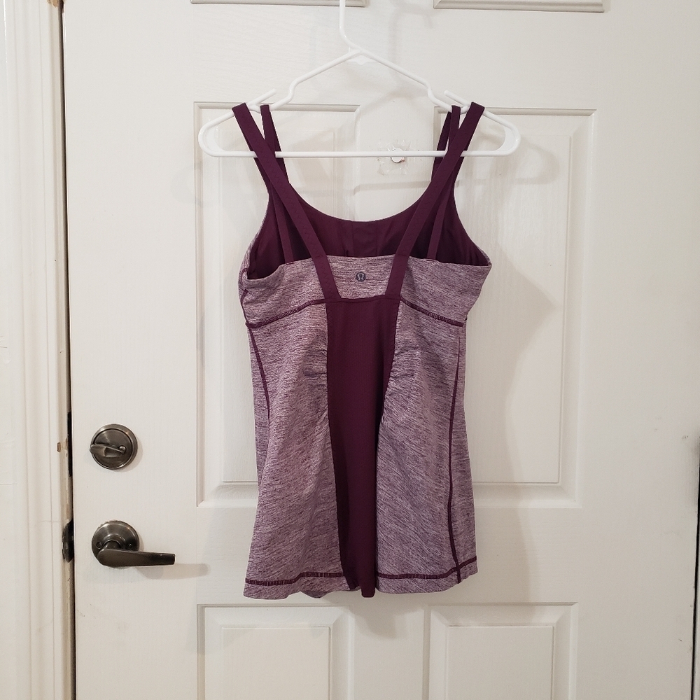 Lululemon Active Strength Tank Heathered Plum / Plum - Picture 3 of 5